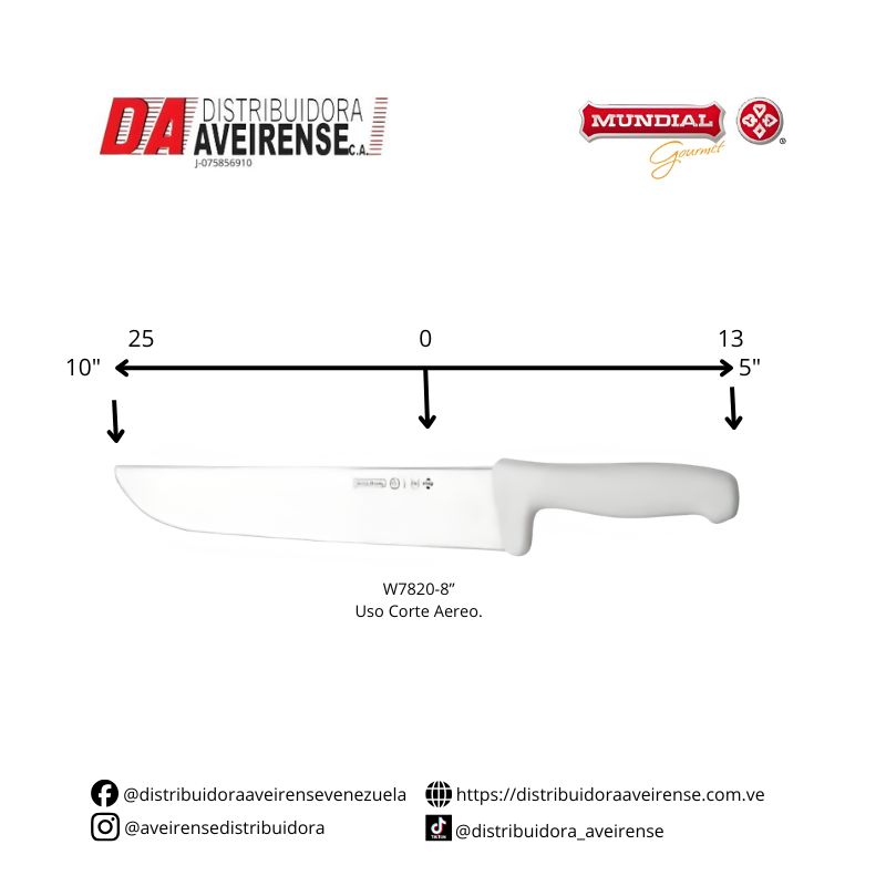 Cuchillo Corte Aereo Modelo W7820-8”.
